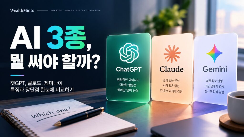 ChatGPT Gemini Claude 비교